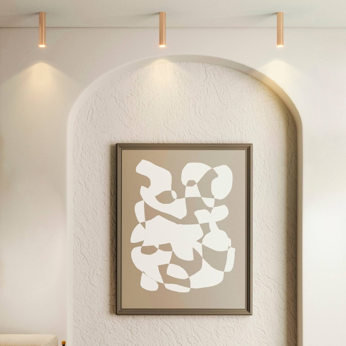 Aplique de techo aluminio "Sandy 30" - 30cm - GU10 - Barcelona Led-Decoración