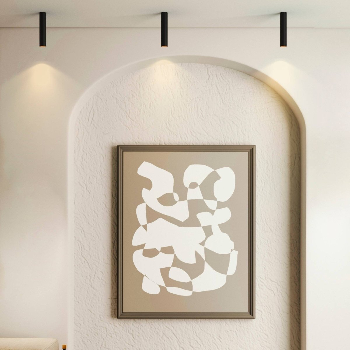 Aplique de techo aluminio "Sandy 30" - 30cm - GU10 - Barcelona Led-Decoración