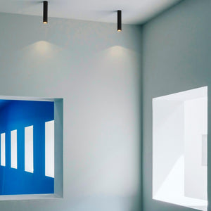 Aplique de techo aluminio "Sandy 30" - 30cm - GU10 (12)