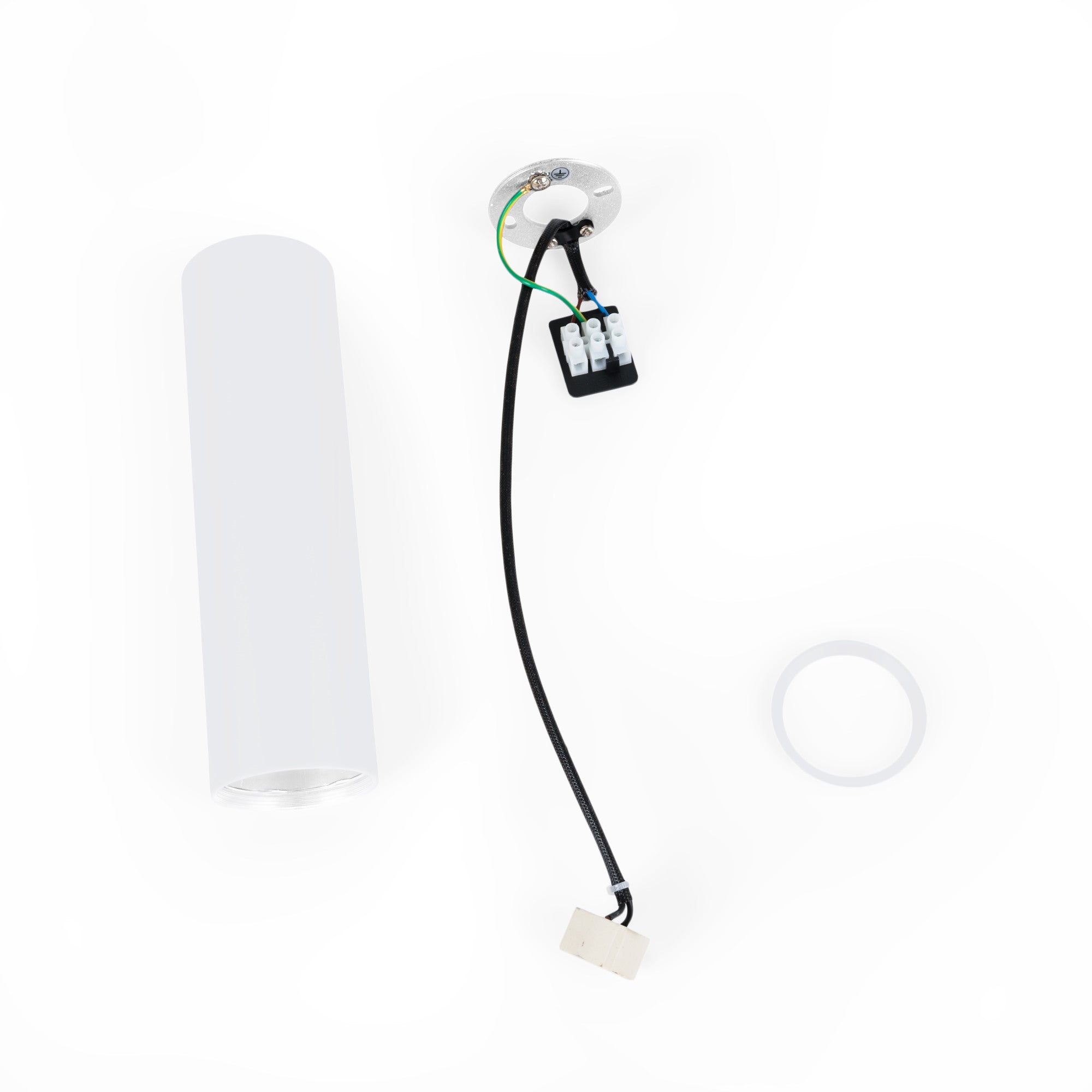 Aplique de techo aluminio "Sandy 20" - 20cm - GU10 (24)