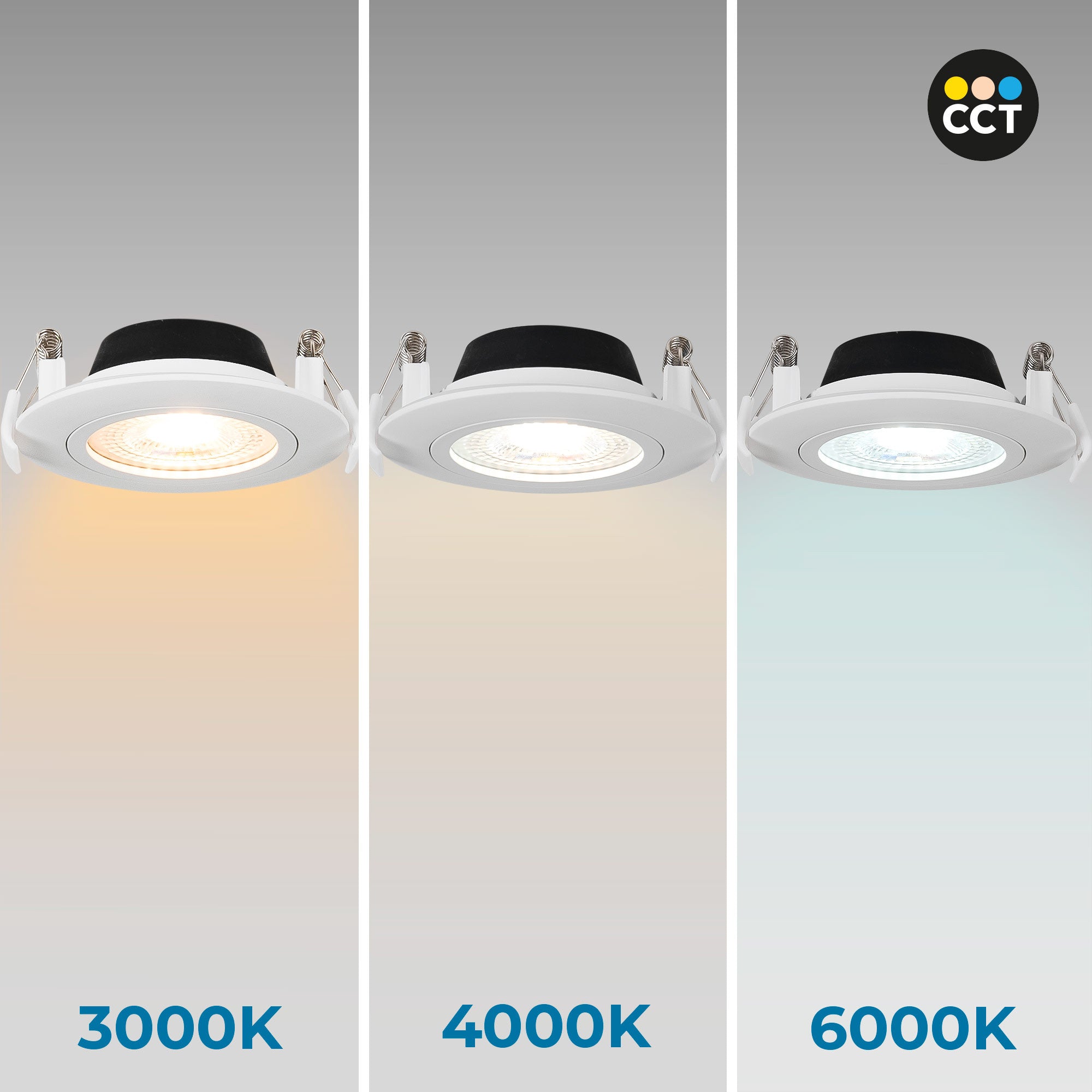 Downlight LED exterior - 7W - CCT - 630lm - Corte Ø 70mm - IP54 (25)