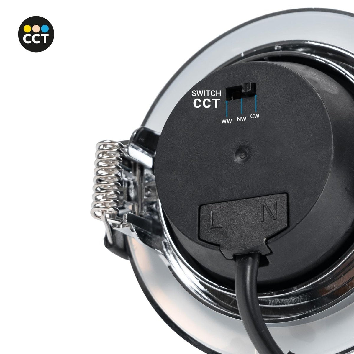 Downlight LED exterior - 7W - CCT - 630lm - Corte Ø 70mm - IP54 - Barcelona Led-