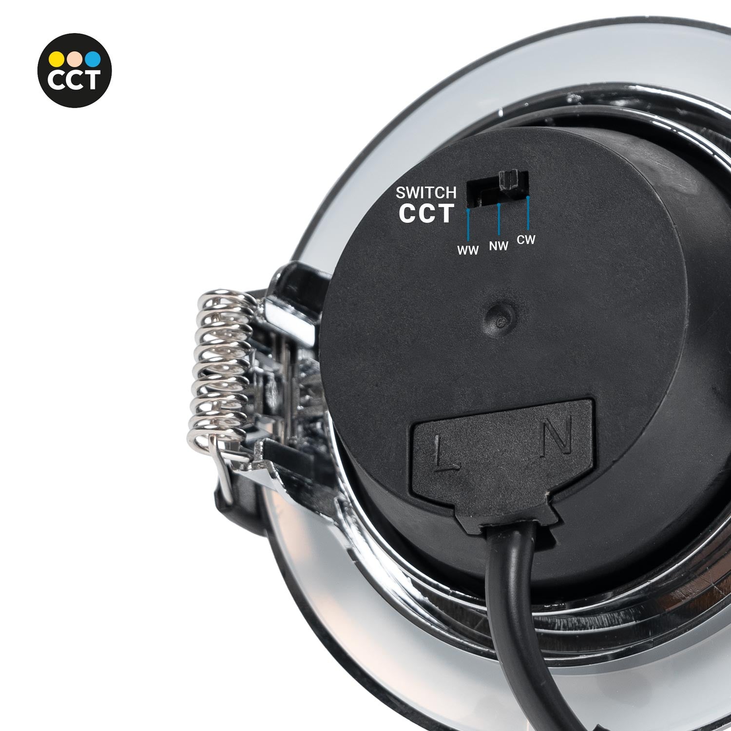 Downlight LED exterior - 7W - CCT - 630lm - Corte Ø 70mm - IP54 (28)