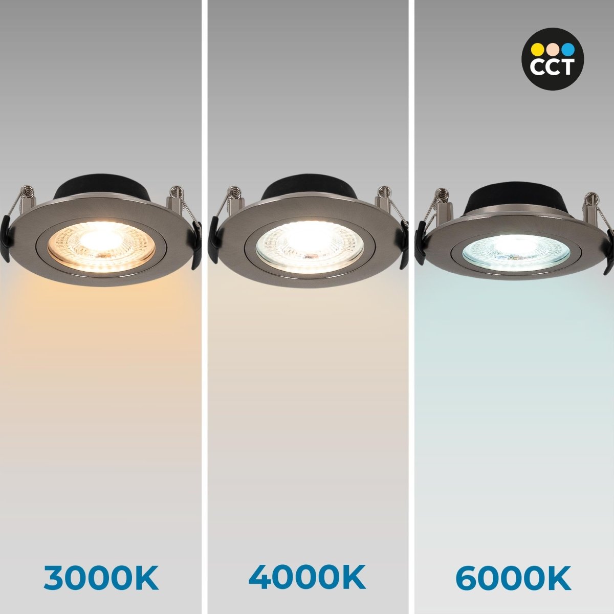 Downlight LED exterior - 7W - CCT - 630lm - Corte Ø 70mm - IP54 - Barcelona Led-
