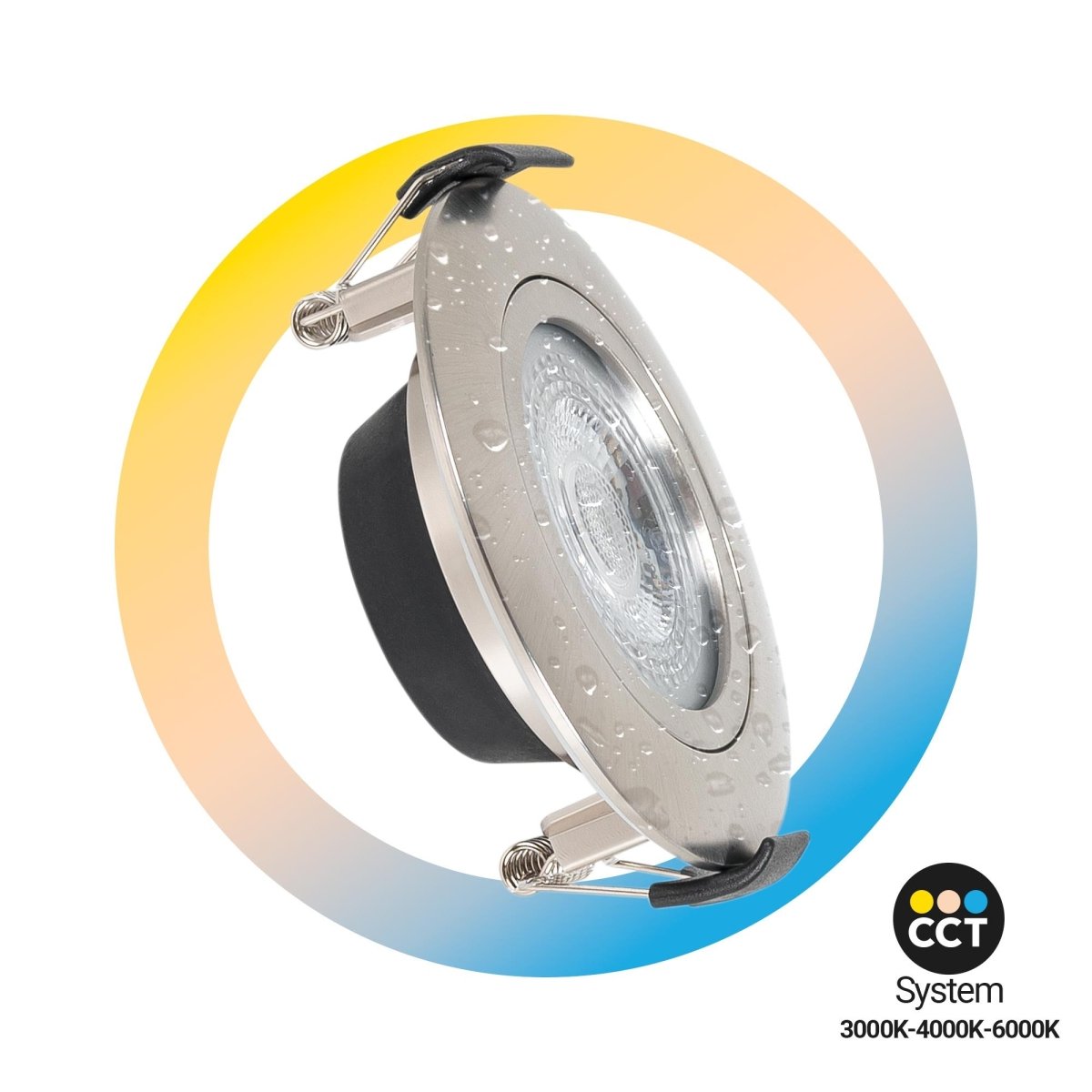 Downlight LED exterior - 7W - CCT - 630lm - Corte Ø 70mm - IP54 - Barcelona Led-