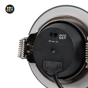 Downlight LED exterior - 7W - CCT - 630lm - Corte Ø 70mm - IP54 (32)