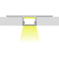 Profil für LED-Streifen - Einbau / Trimless - 11x20mm - Mit Diffusor - 2 Meter 2