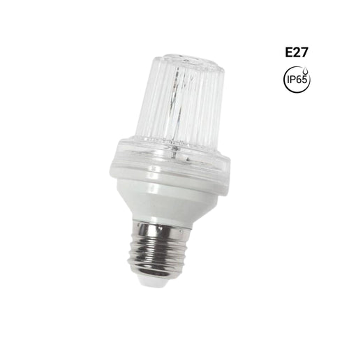 LED-Glühbirne mit Stroboskopeffekt - E27 - 2W - IP65