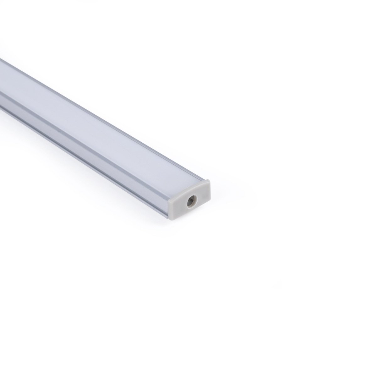 Perfil tira LED superficie - 17x8mm - Kit completo - 1 metro (16)