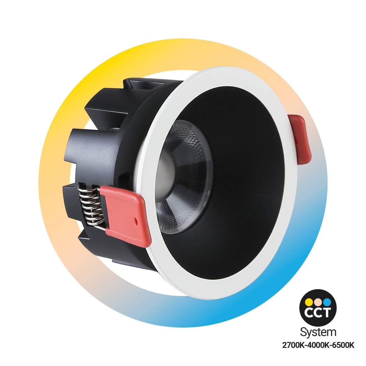 Downlight LED - 8W - CCT - Chip OSRAM - Corte Ø 75mm - Barcelona Led-