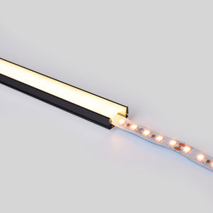 Perfil tira LED superficie - 17x8mm - Kit completo - 2 metros (38)