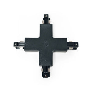 Unión rígida en X para carril trifásico de superficie