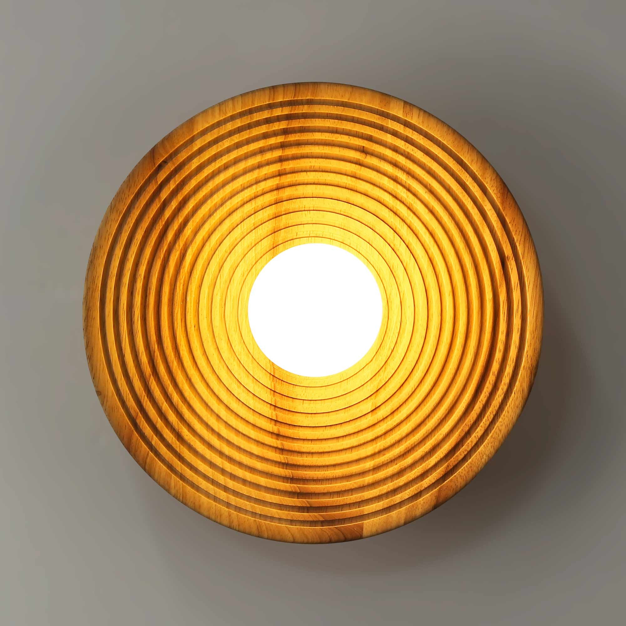 Aplique de diseño en madera "RIANNE" -  G9 - Ø28cm (7)