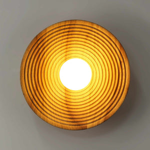 Aplique de diseño en madera "RIANNE" -  G9 - Ø28cm (7)