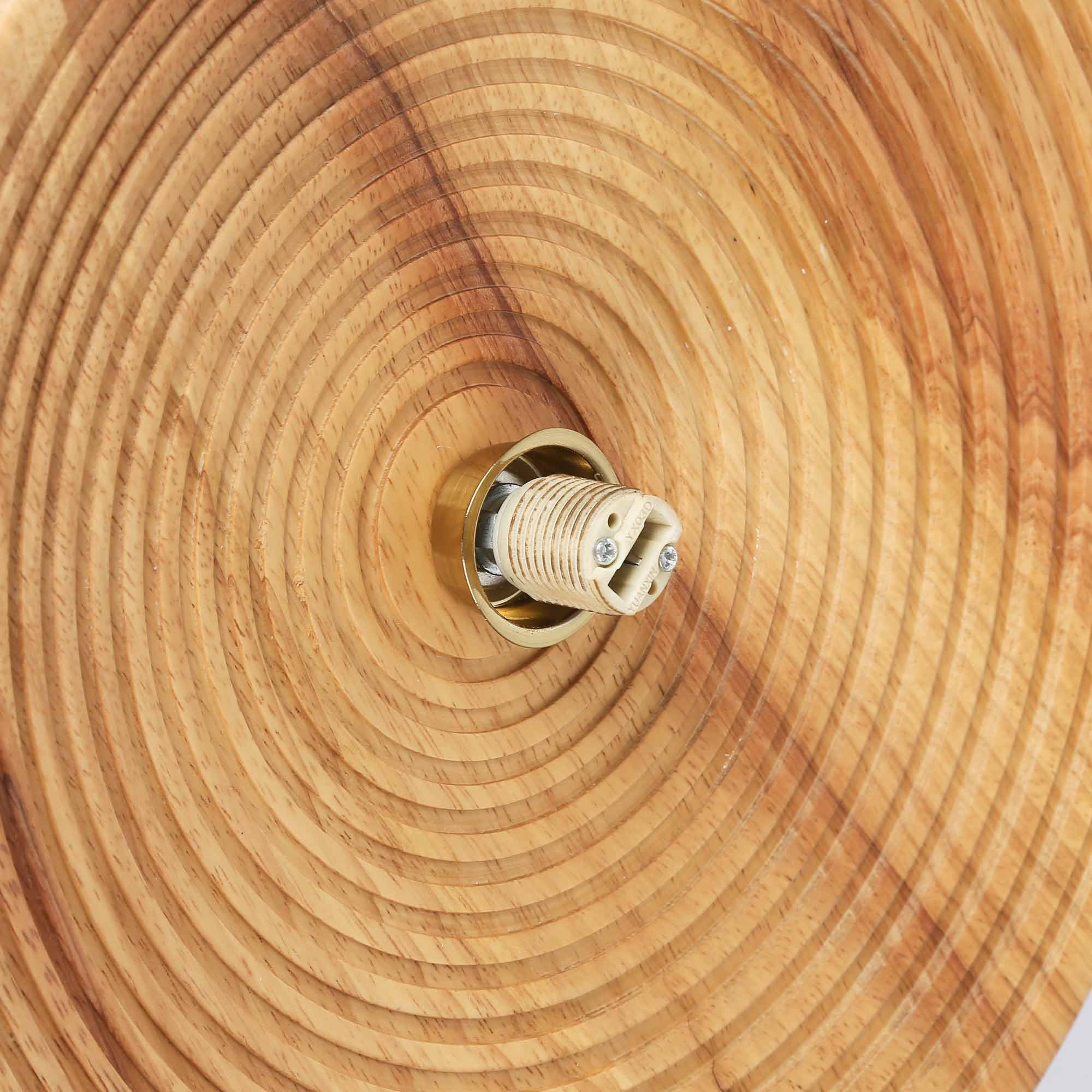 Aplique de diseño en madera "RIANNE" -  G9 - Ø28cm (16)