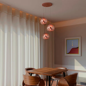 Lámpara colgante cristal triple "KADNIS" - 3 x E27 (43)