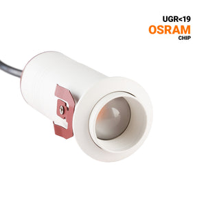 Foco de techo empotrable "ROMI" 7W - Zoom - Chip OSRAM - 2700K (7)