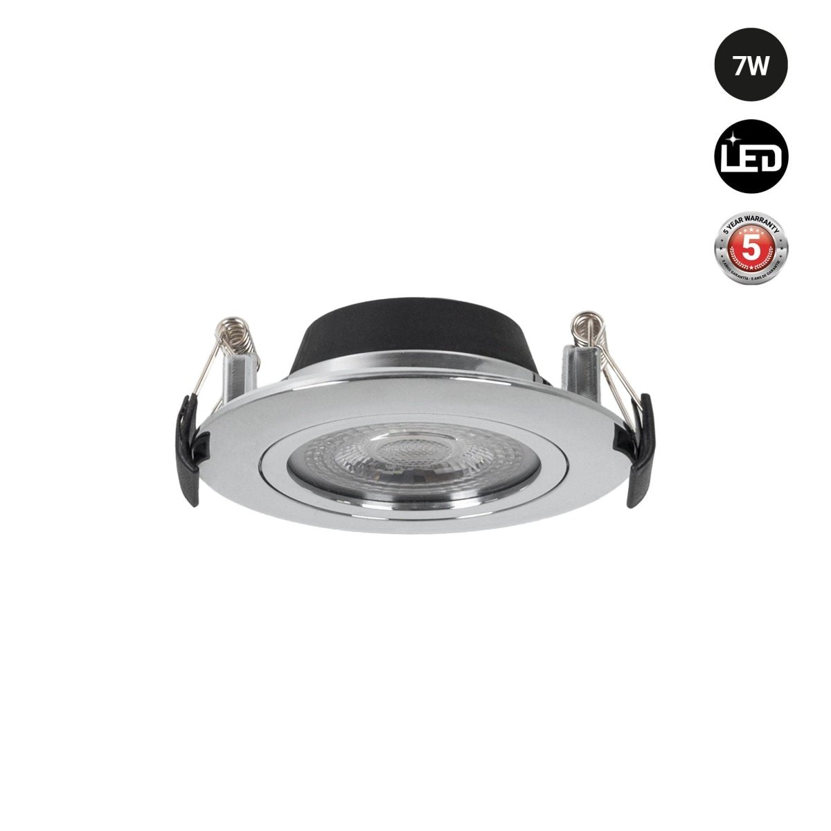 Downlight LED interior - 7W - CCT - DIMABLE TRIAC - 630lm - Corte Ø 70mm - IP20 - Barcelona Led-