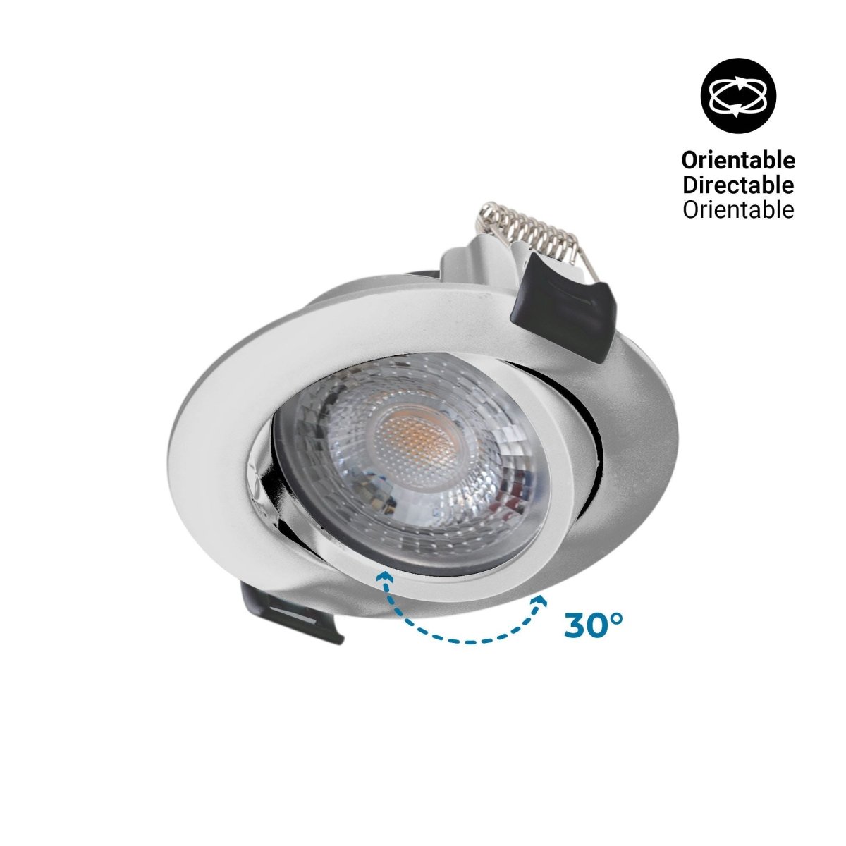 Downlight LED interior - 7W - CCT - DIMABLE TRIAC - 630lm - Corte Ø 70mm - IP20 - Barcelona Led-