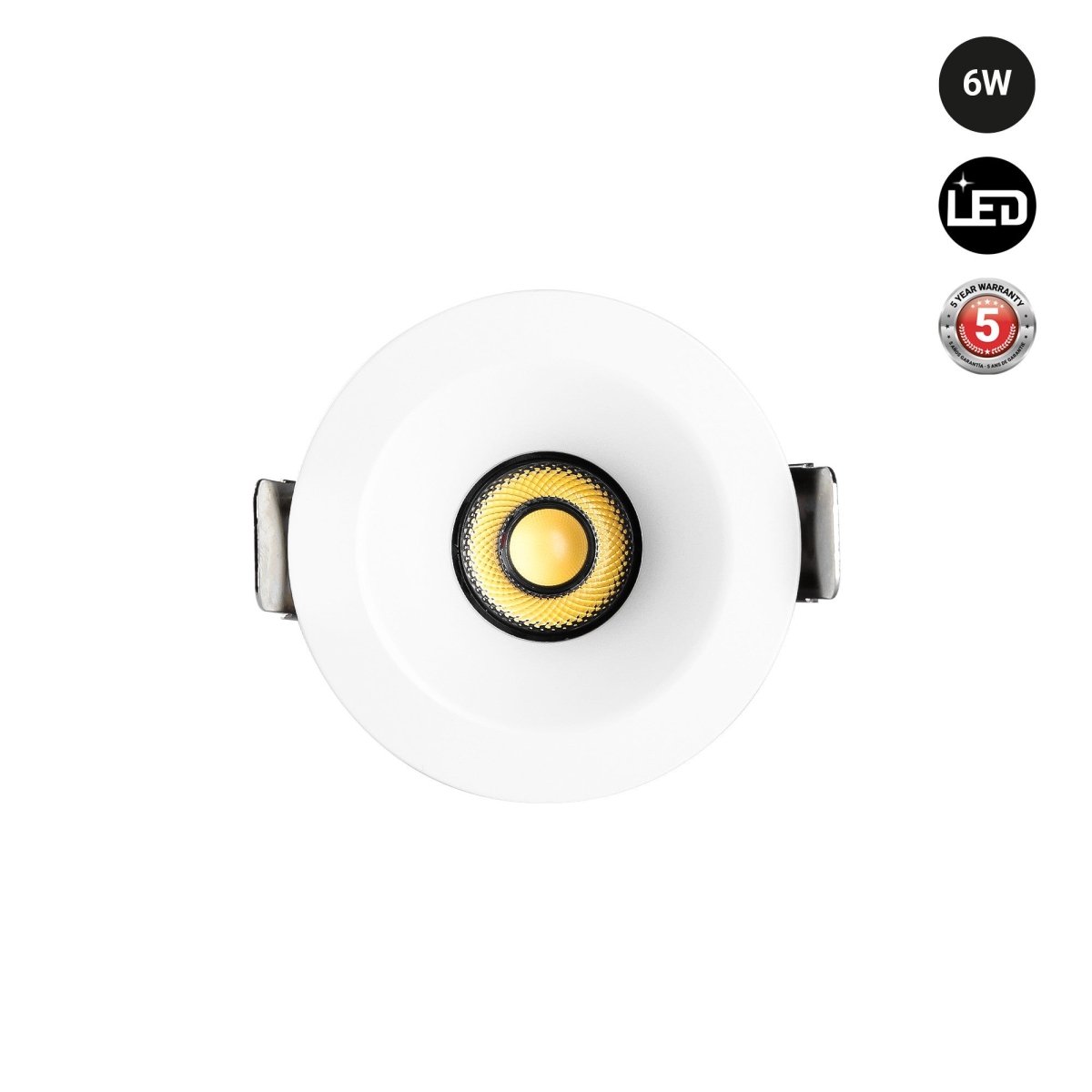 Downlight LED exterior 6W - CCT - Chip OSRAM - Driver PHILIPS - Corte Ø 55mm - IP54 - Barcelona Led-
