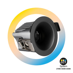 Downlight LED exterior 6W - CCT - Chip OSRAM - Driver PHILIPS - Corte Ø 55mm - IP54