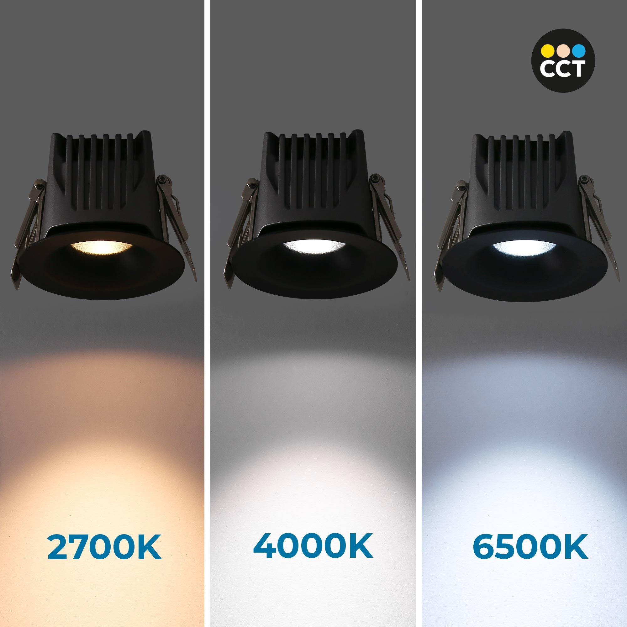 Downlight LED exterior 6W - CCT - Chip OSRAM - Driver PHILIPS - Corte Ø 55mm - IP54 (28)