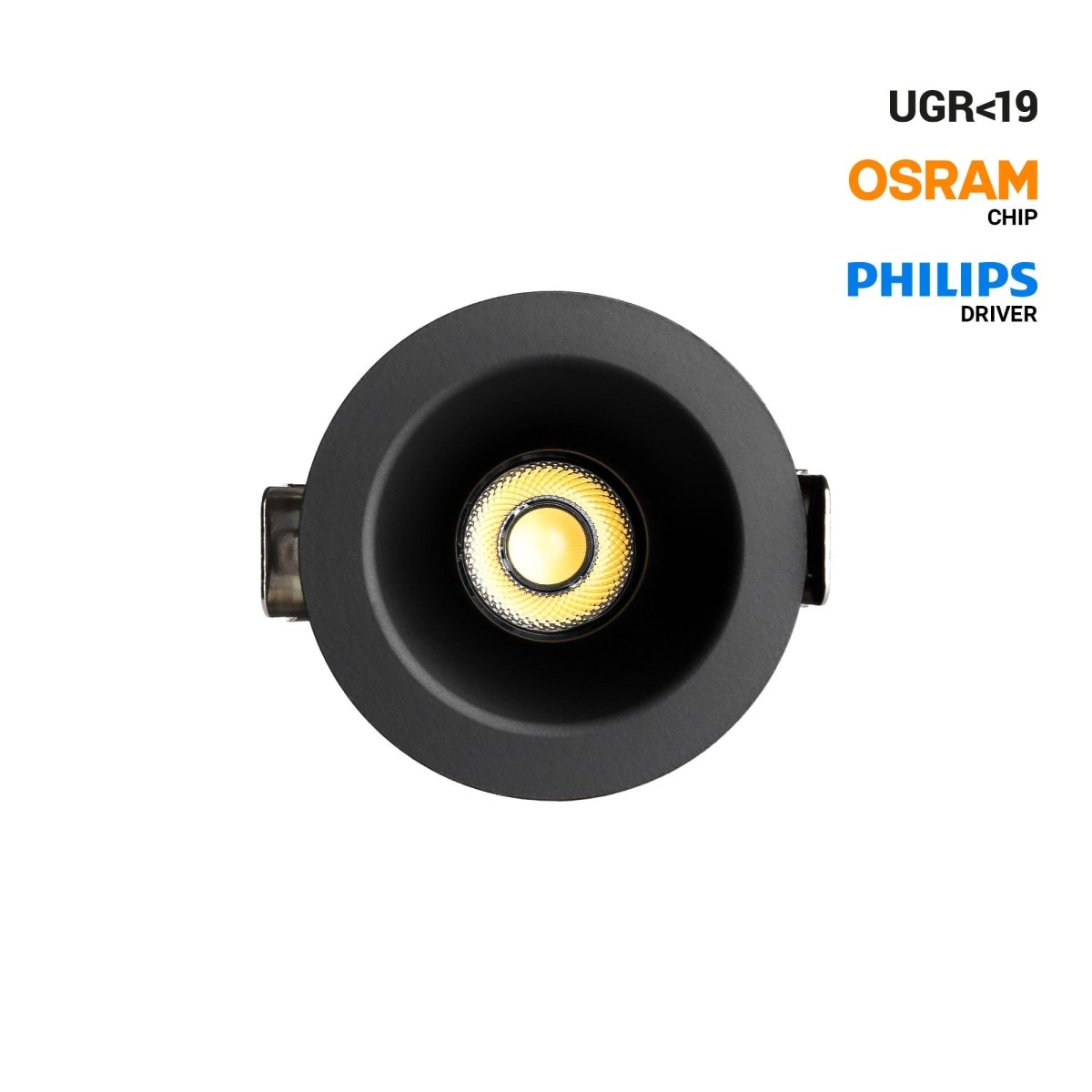 Downlight LED exterior 6W - CCT - Chip OSRAM - Driver PHILIPS - Corte Ø 55mm - IP54 - Barcelona Led-