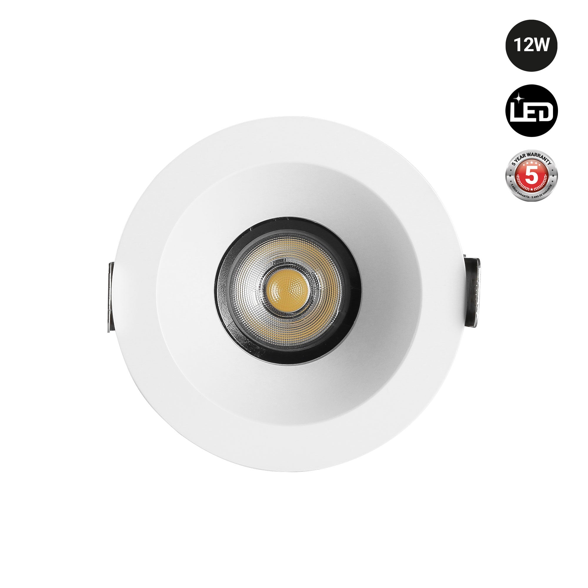 Downlight LED exterior 12W - CCT - Chip OSRAM - Driver PHILIPS - Corte Ø 75mm - IP54 (12)