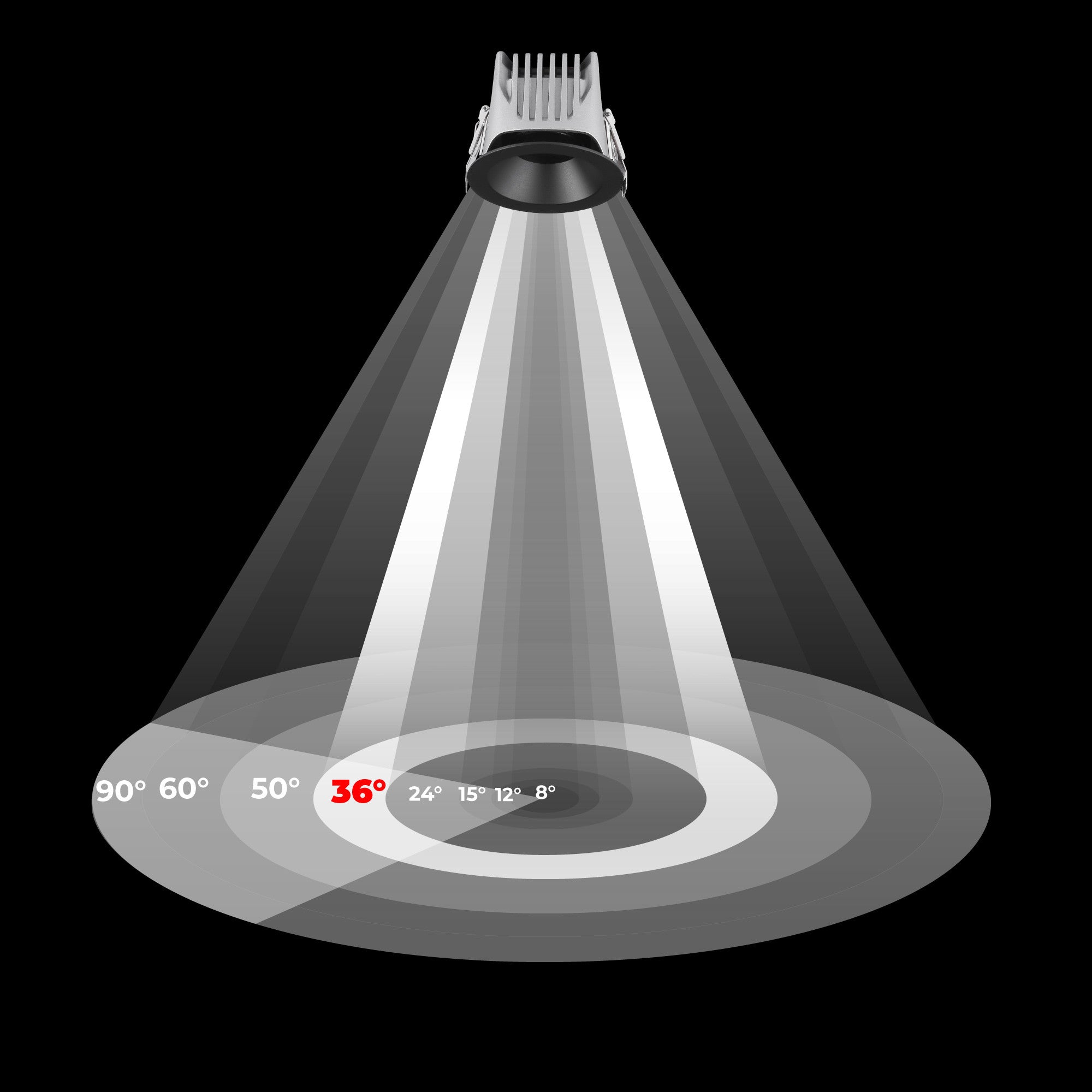 Downlight LED exterior 12W - CCT - Chip OSRAM - Driver PHILIPS - Corte Ø 75mm - IP54 (15)
