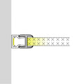 Profilé pour ruban LED pour verre de 8 mm - Avec diffuseur - Blanc - 2 mètres 2
