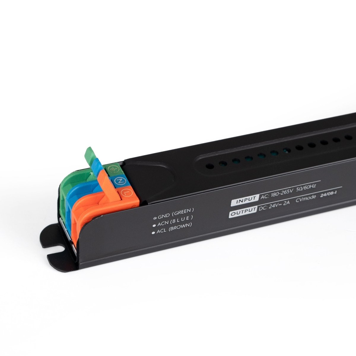 Fuente de alimentación Slim 48W 24V - 2A - Alta eficiencia - IP20 - Barcelona Led-Material eléctrico