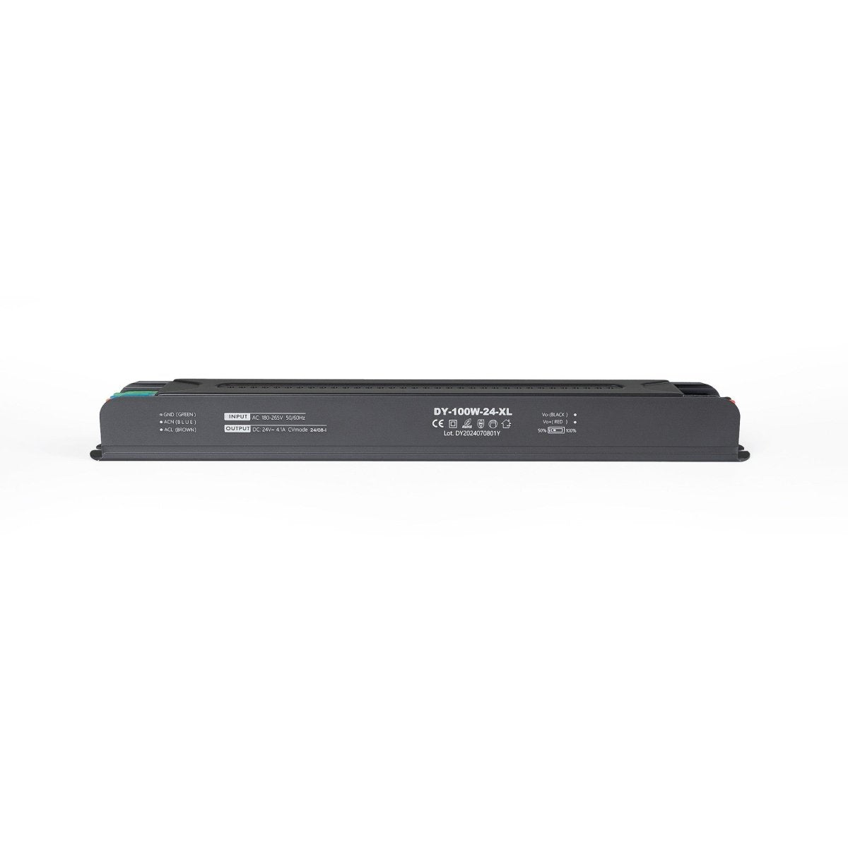 Fuente de alimentación Slim 100W 24V - 4A - Alta eficiencia - IP20 - Barcelona Led-Material eléctrico