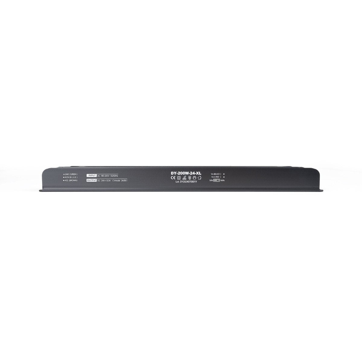 Fuente de alimentación Slim 200W 24V - 8A - Alta eficiencia - IP20 - Barcelona Led-Material eléctrico