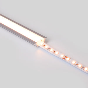 Perfil tira LED empotrable - 24,5x7mm - Kit completo - 1 metro (27)