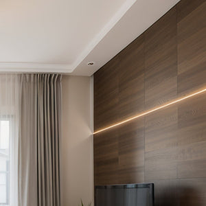 Perfil tira LED empotrable - 25x14mm - Kit completo - 1 metro (6)