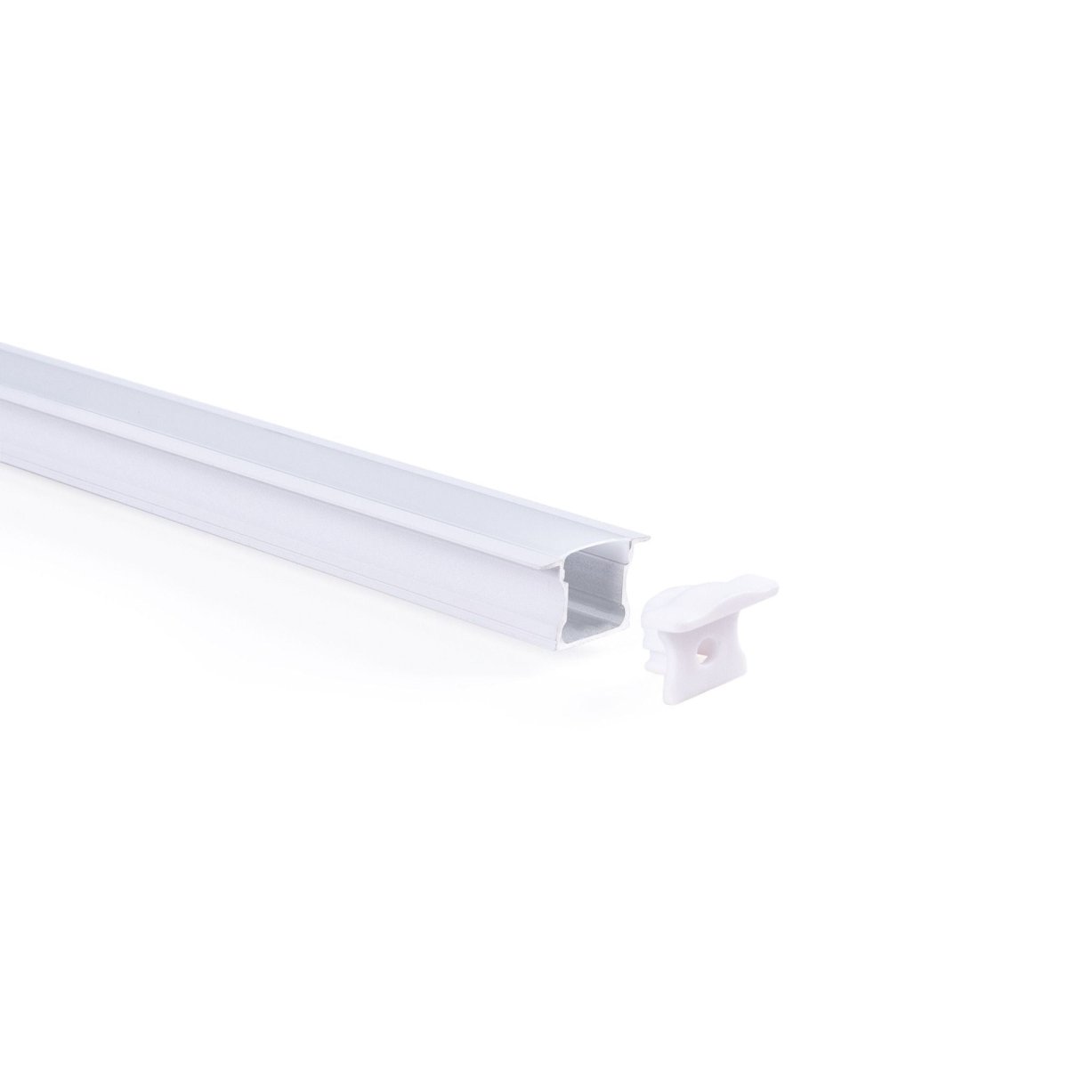 Perfil tira LED empotrable - 25x14mm - Kit completo - 1 metro - Barcelona Led-