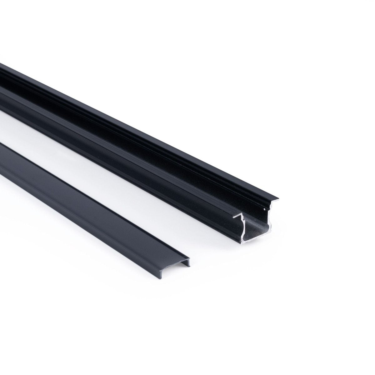 Perfil tira LED empotrable - 25x14mm - Kit completo - 1 metro - Barcelona Led-