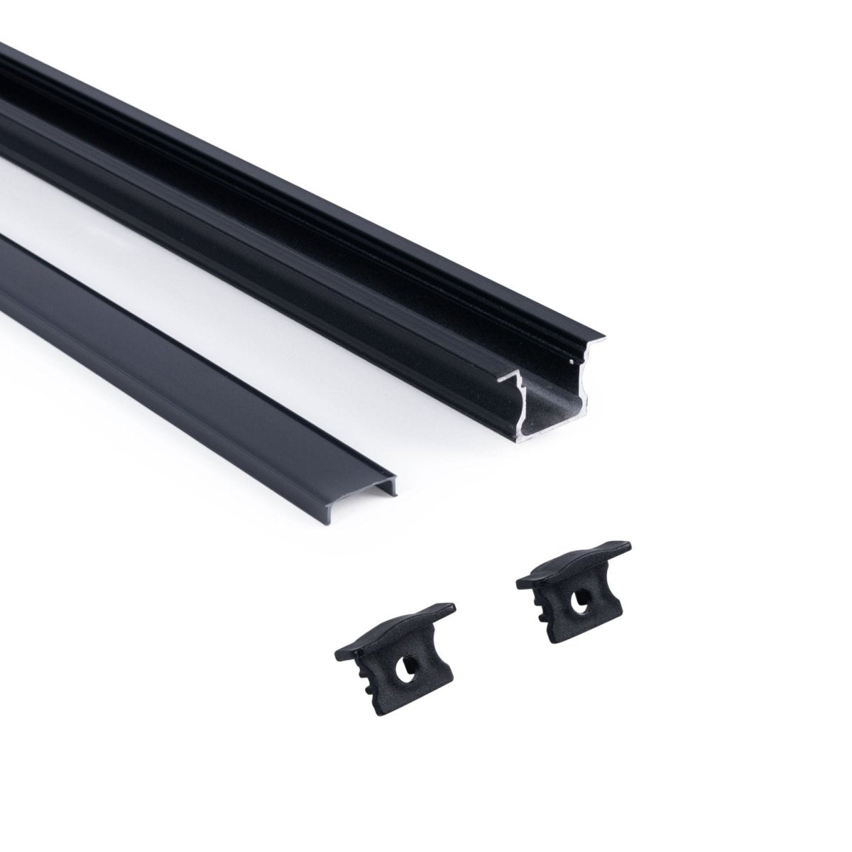 Perfil tira LED empotrable - 25x14mm - Kit completo - 1 metro - Barcelona Led-