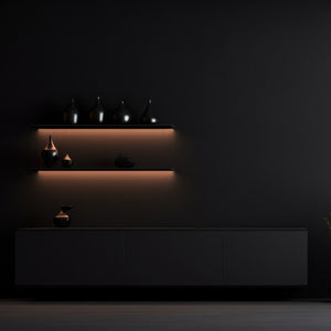 Perfil tira LED superficie - 17x14mm - Kit completo - 1 metro (1)