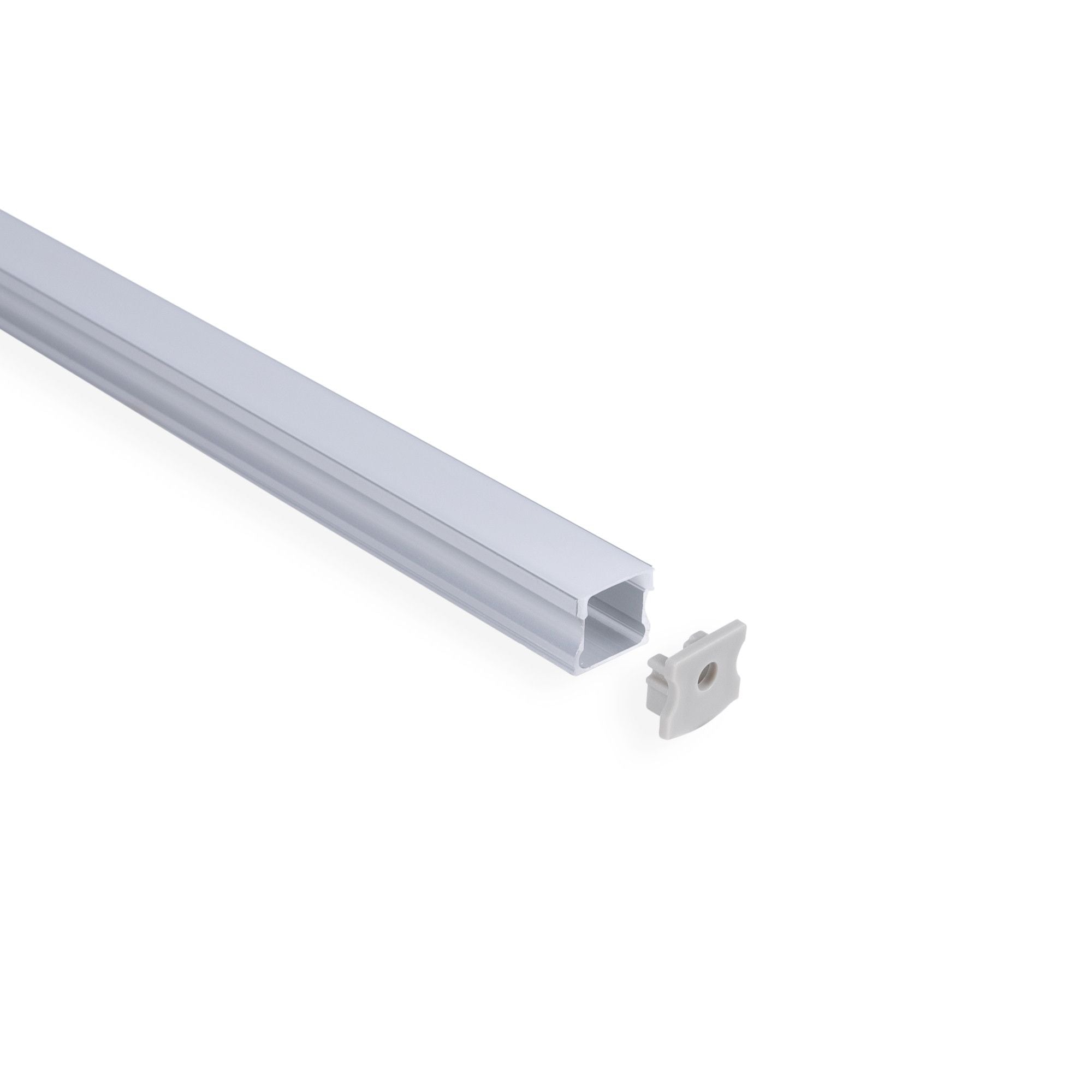 Perfil tira LED superficie - 17x14mm - Kit completo - 1 metro (29)