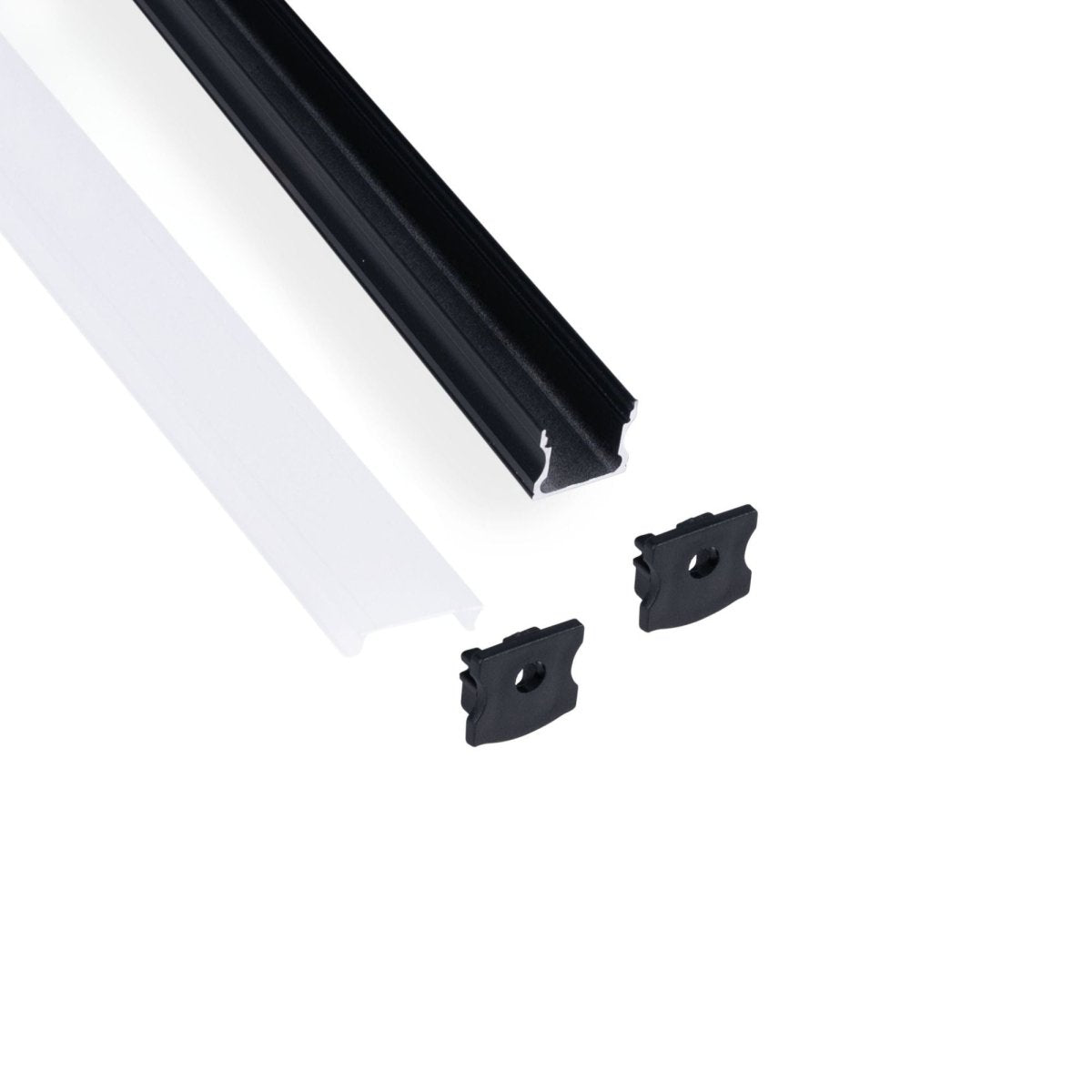 Perfil tira LED superficie - 17x14mm - Kit completo - 1 metro - Barcelona Led-