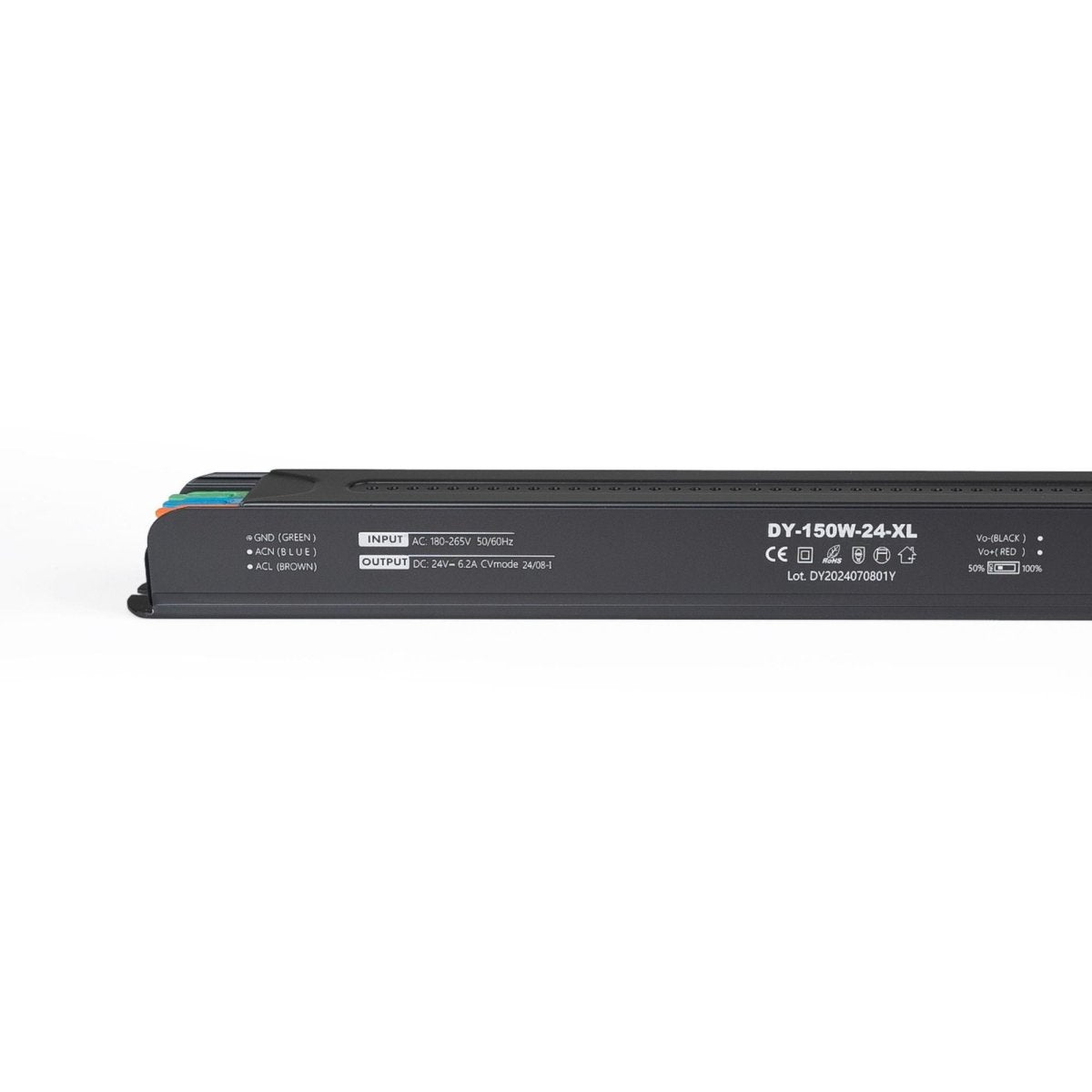 Fuente de alimentación Slim 150W 24V - 6A - Alta eficiencia - IP20 - Barcelona Led-Material eléctrico