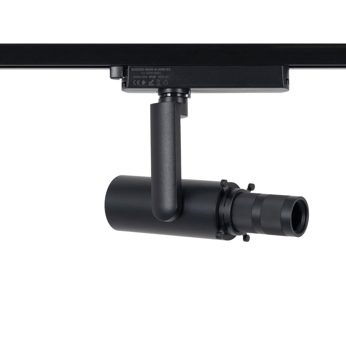 Proyector shapeable para carril monofásico - 20W - 20º-35 - Barcelona Led-