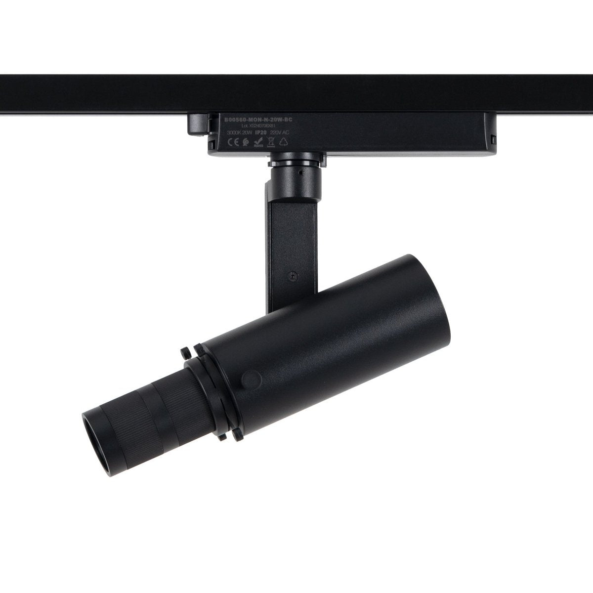 Proyector shapeable para carril monofásico - 20W - 20º-35 - Barcelona Led-