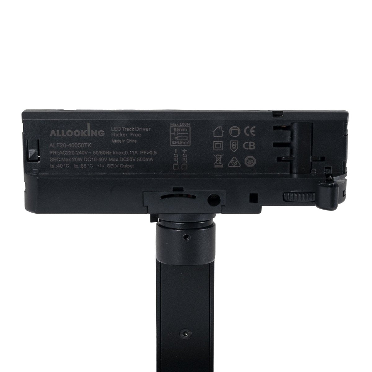 Proyector shapeable para carril trifásico - 20W - 20º - 35° - Barcelona Led-
