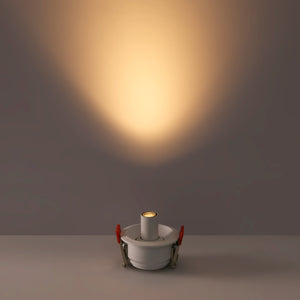 Foco de techo LED empotrable 3W - Extensible 120mm - Orientable - Chip OSRAM - 2700K (20)