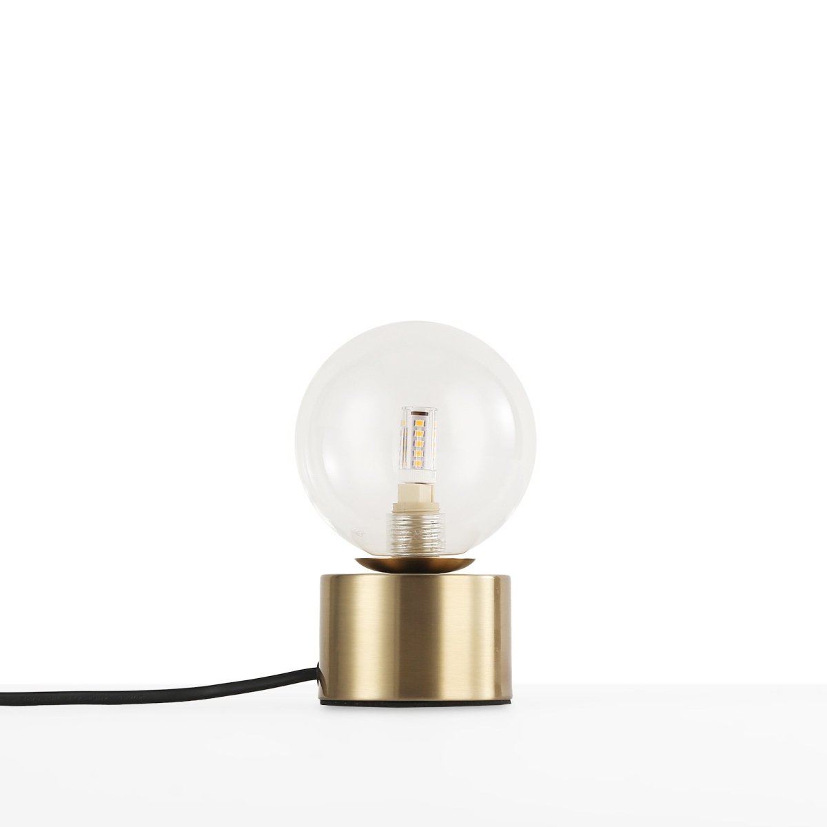 Lámpara de mesa con esfera de cristal "BASS" - G9 - Barcelona Led-Decoración