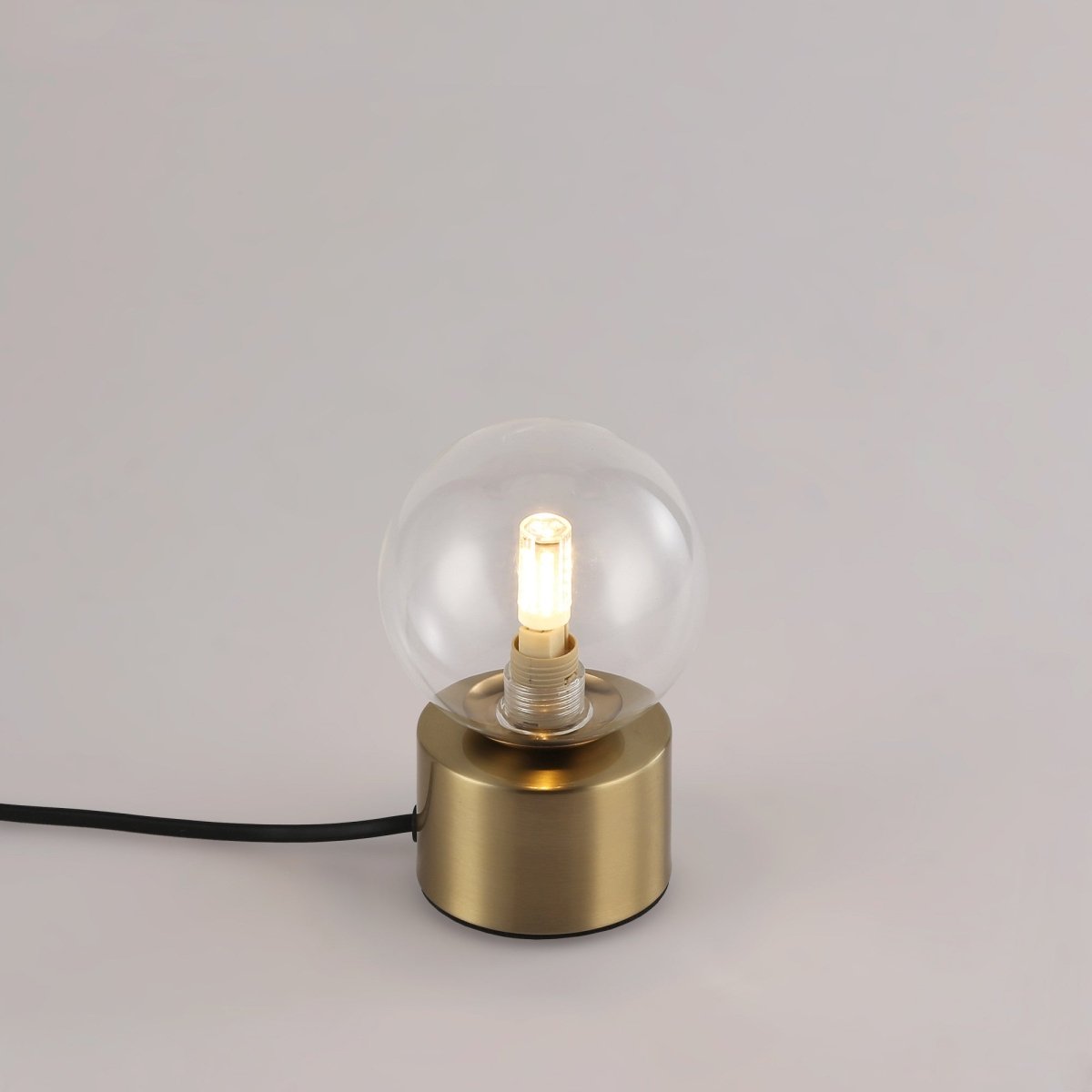 Lámpara de mesa con esfera de cristal "BASS" - G9 - Barcelona Led-Decoración