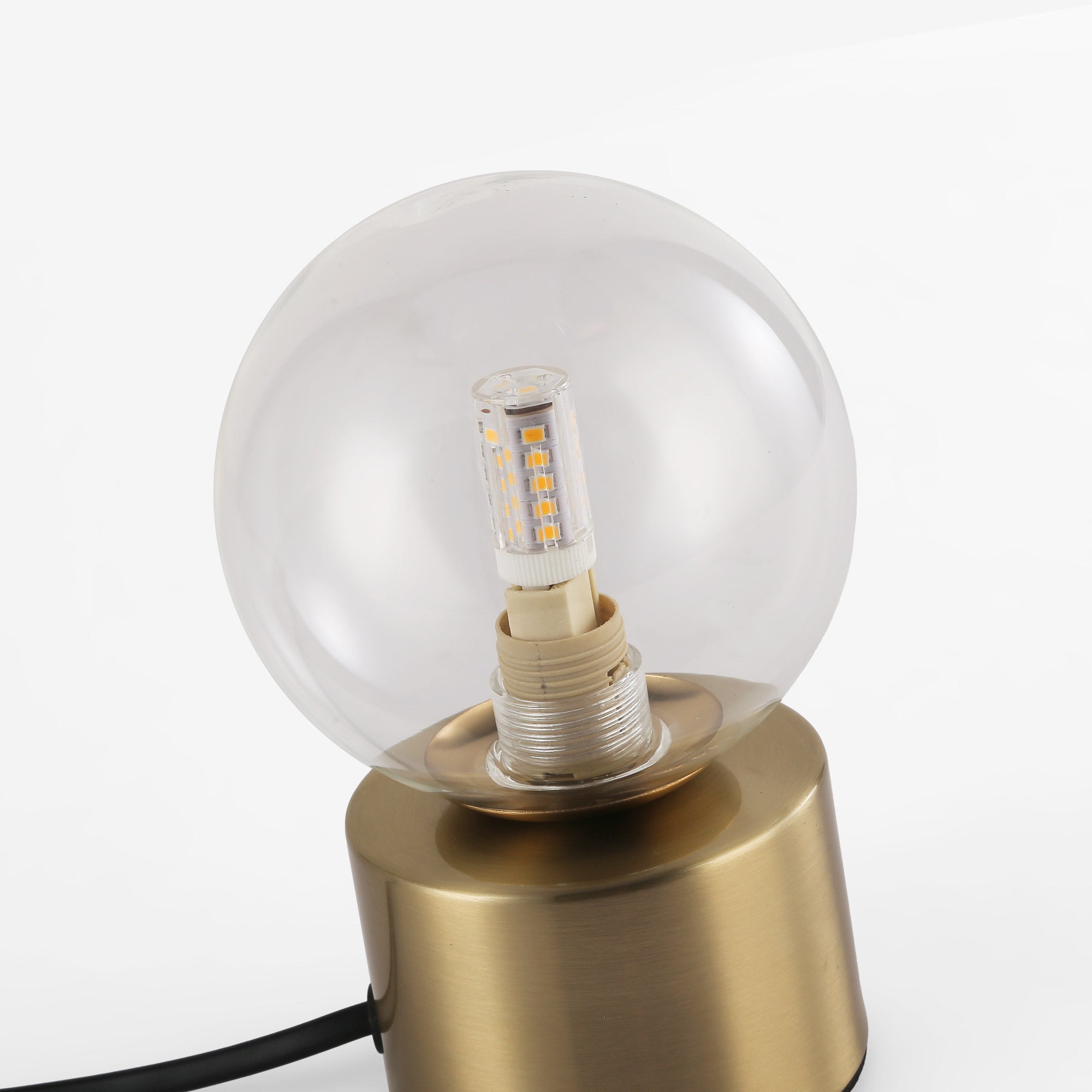 Lámpara de mesa con esfera de cristal "BASS" - G9 (10)