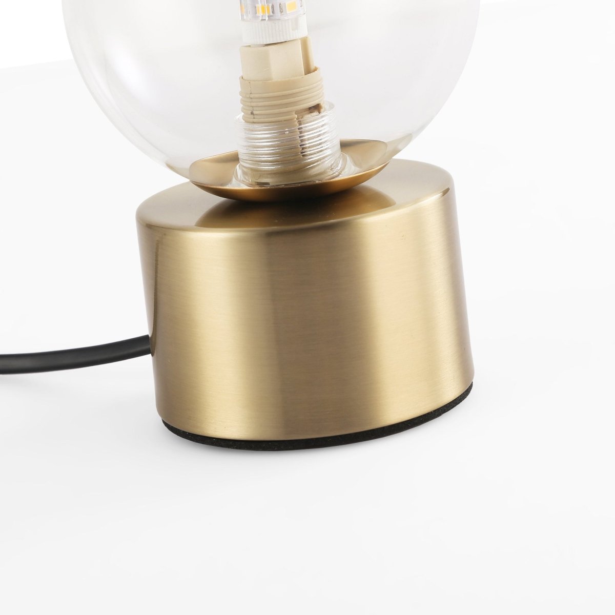 Lámpara de mesa con esfera de cristal "BASS" - G9 - Barcelona Led-Decoración
